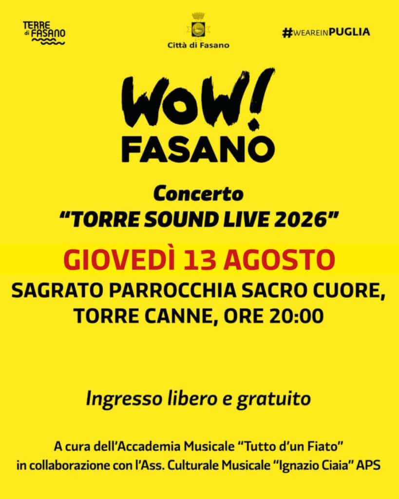 Wow Fasano 26 13 Agosto 1