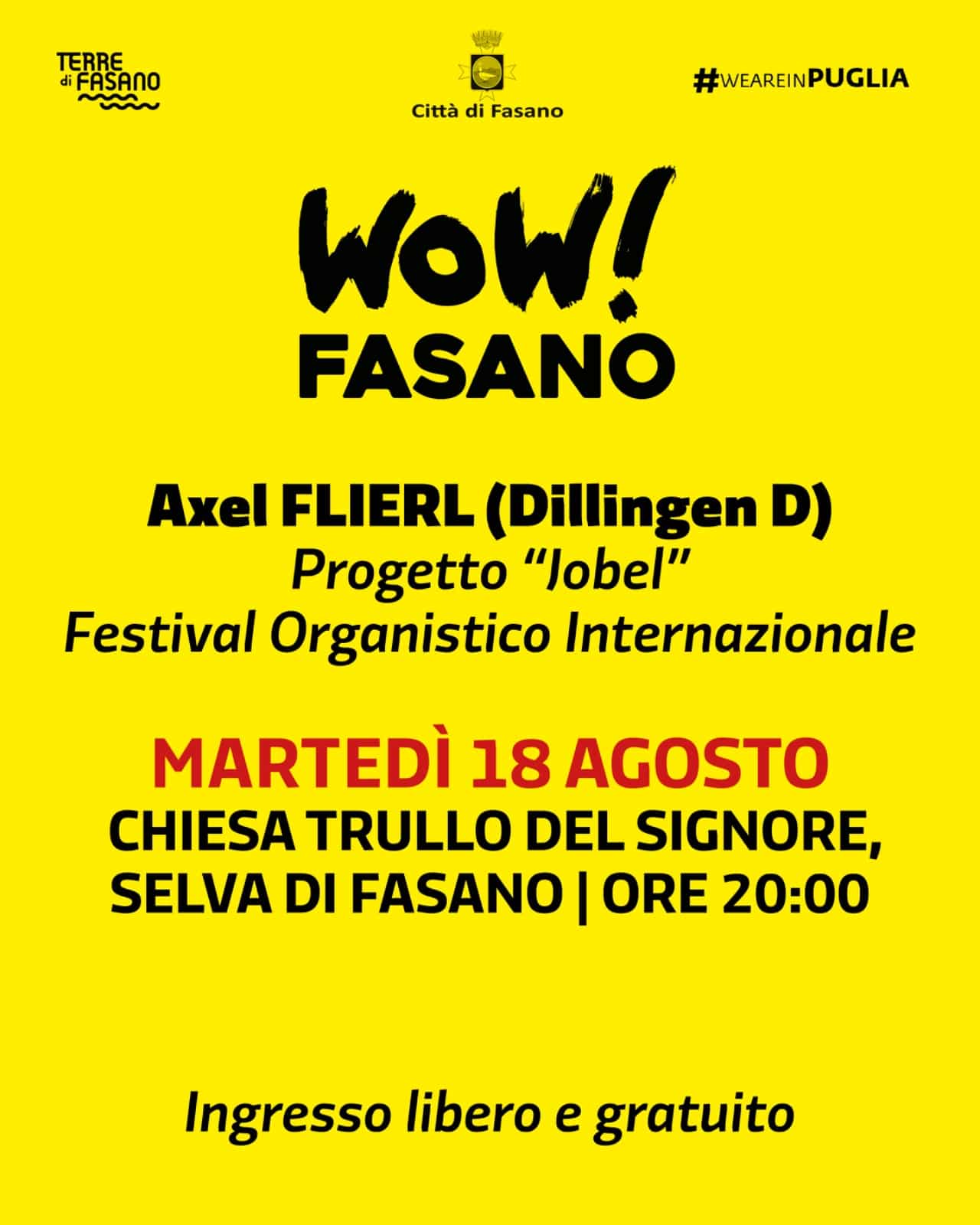 Wow Fasano 26 18 Agosto