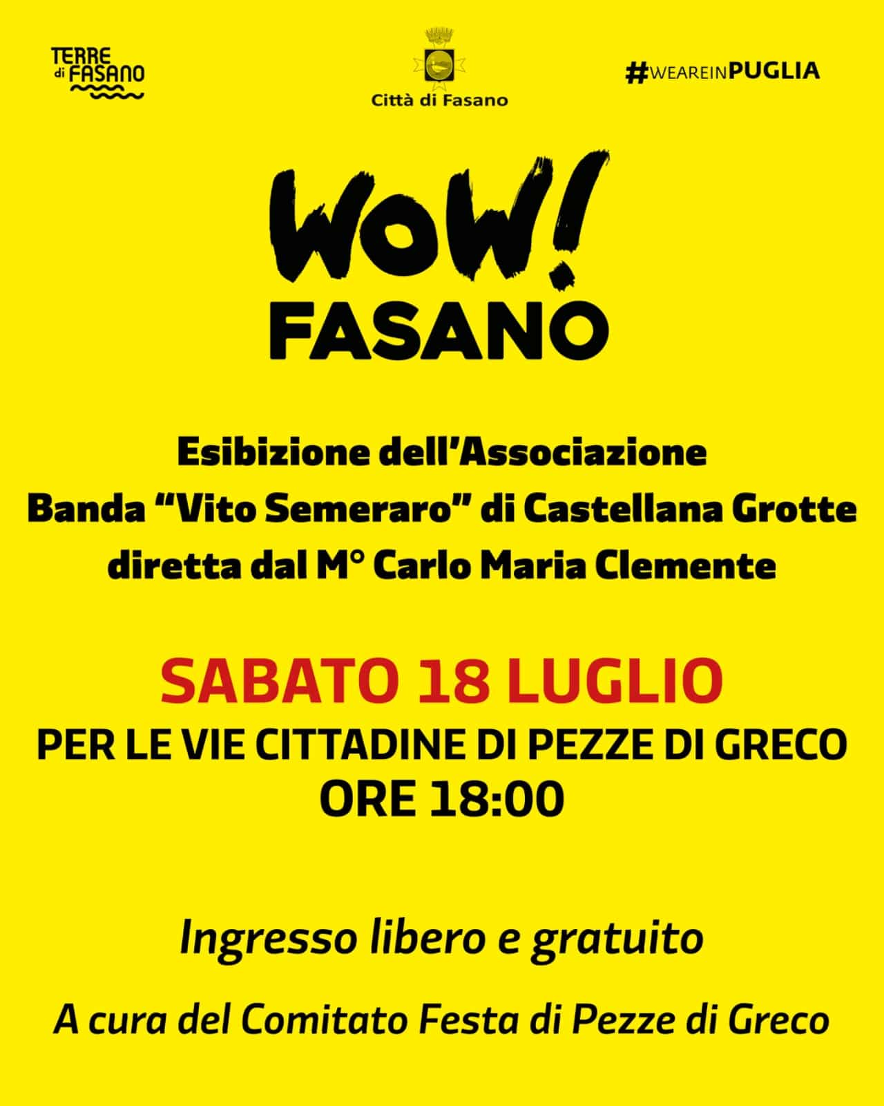 Wow Fasano 26 18 Luglio