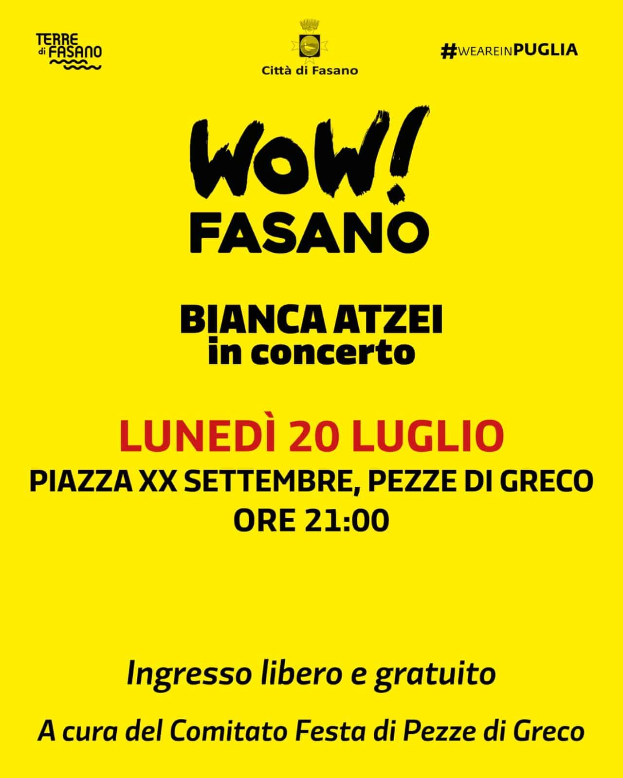 Wow Fasano 26 20 Luglio 2