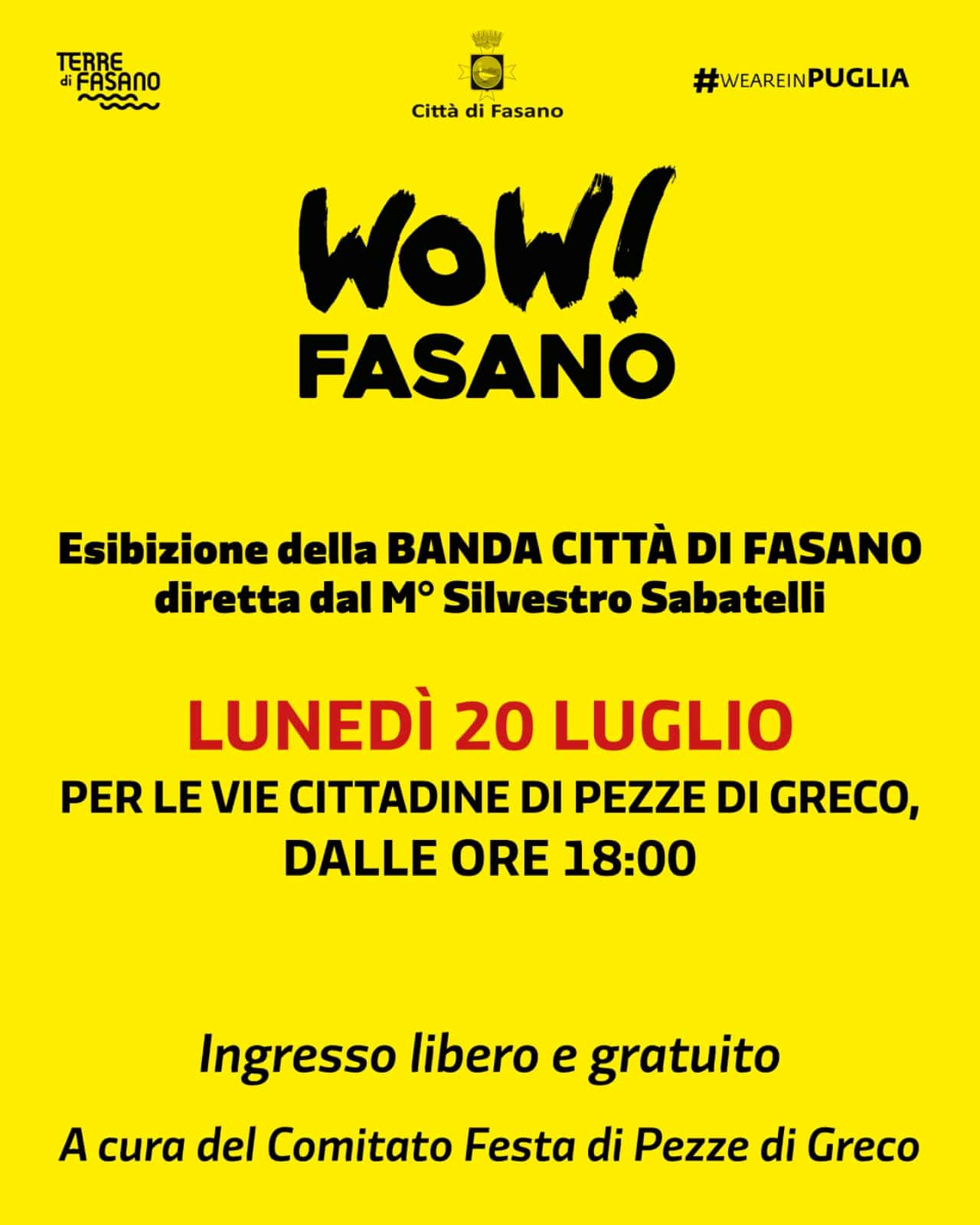 Wow Fasano 26 20 Luglio
