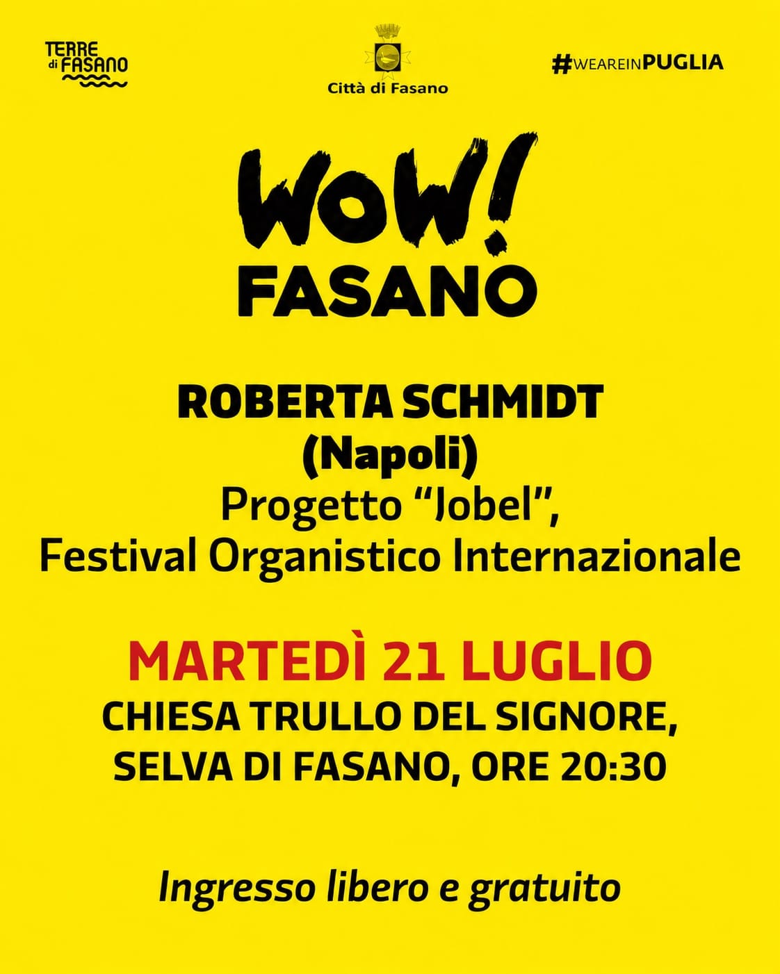 Wow Fasano 26 21 Luglio